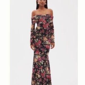 AFRM Floral Off-Shoulder Maxi Dress